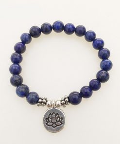 Bracelet Lapis Lazuli Argent