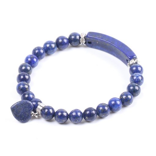 Bracelet En Lapis Lazuli Bleu