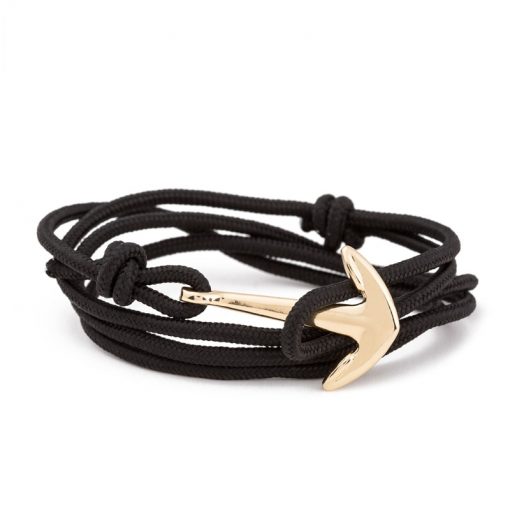 Bracelet Ancre Marine Noir