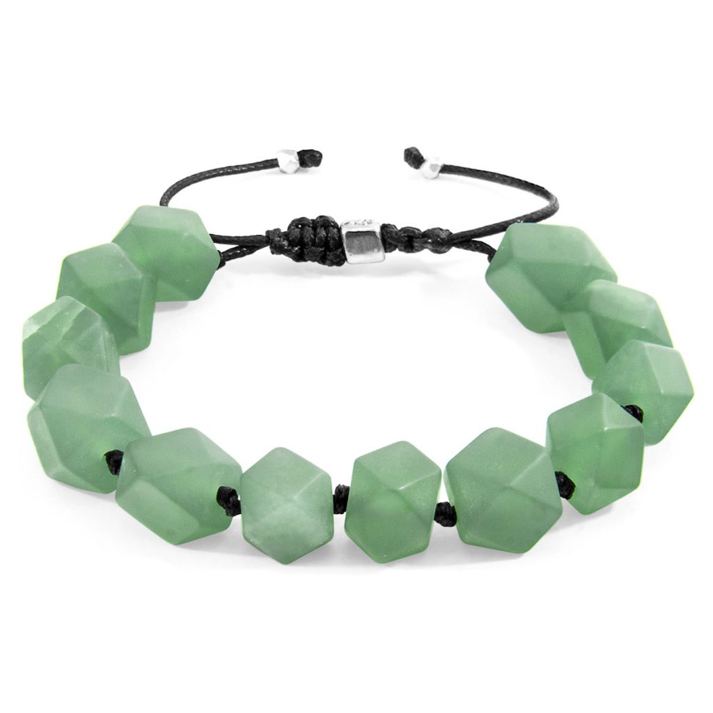 bracelet jade vert véritable