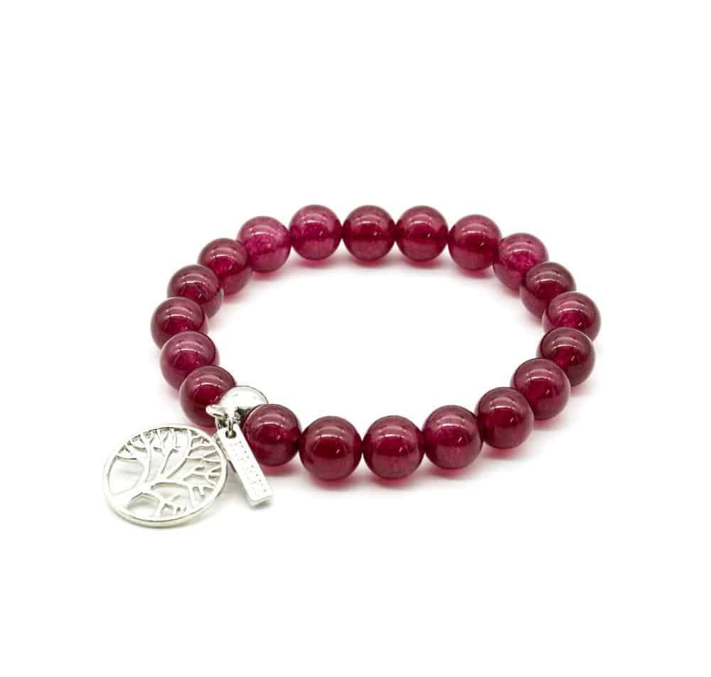 bracelet perle rubis