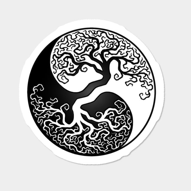 yin yang arbre de vie
